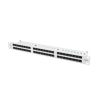 Lanberg Patch panel 48 port 1U 19" CAT.6 szürke