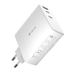   Devia Extreme 140W univerzális hálózati töltő adapter fehér GaN