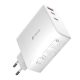 Devia Extreme 140W univerzális hálózati töltő adapter fehér GaN