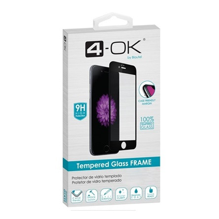 Blautel iPhone 16 Plus 4-OK képernyővédő üveg 3D, 9H, FEKETE
