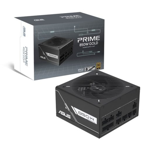 ASUS TÁP Asus Prime 850W - PRIME-850G-BLACK - 80+ Gold - fekete  tápegység