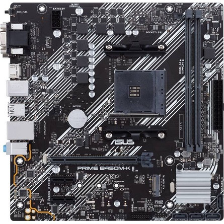 Asus PRIME B450M-K II desktop alaplap microATX