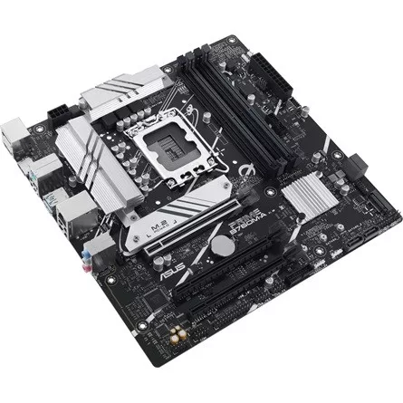 Asus Alaplap - Intel PRIME B760M-A-CSM s1700 (B760, 4xDDR5 7200+MHz, 4xSATA3, 2xM.2, 2xHDMI+DP)