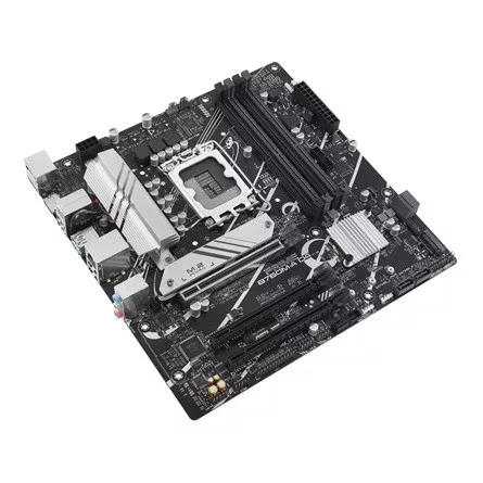 Asus Alaplap - Intel PRIME B760M-A D4-CSM s1700 (B760, 4xDDR4 5333MHz, 4xSATA3, 2xM.2, 2xHDMI+1xDP)