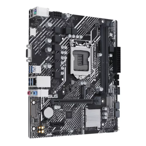 Asus Alaplap - Intel PRIME H510M-K R2.0 s1200 (H510, 2xDDR4 3200MHz, 4xSATA3, 1xM.2, VGA/HDMI)