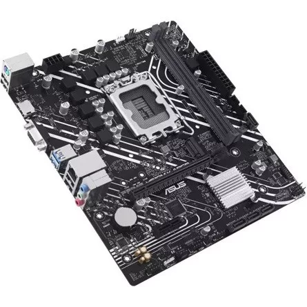 Asus Alaplap - Intel PRIME H610M-K ARGB (H610, 2xDDR5 5600MHz, 1Gb LAN, 4xSATA3, 1xM.2, HDMI+VGA)