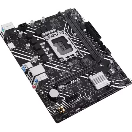 Asus Alaplap - Intel PRIME H610M-K D4 ARGB s1700 (H610, 2xDDR4 3200MHz, 4xSATA3, 1xM.2, HDMI+VGA)
