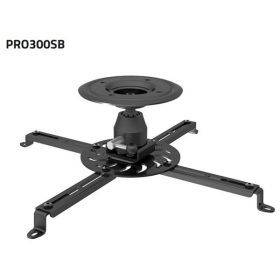   SUNNE (PRO300SB) Projektor mennyezeti konzol dönthető, Profil: 135mm, max 25kg (fekete)