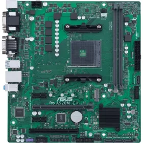   Asus Alaplap - AMD PRO A520M-C II/CSM AM4 (A520, 2xDDR4 4866MHz, 1xGBE LAN, 1xM.2, HDMI/DP/DVI/D-sub)