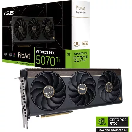 ASUS VGA ASUS NVIDIA RTX 5070 Ti 16GB GDDR7 - PROART-RTX5070TI-O16G