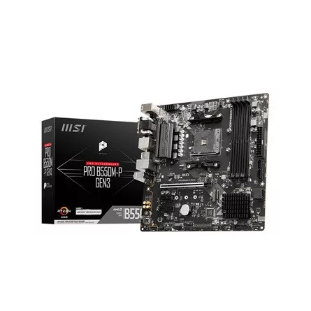 MSI PCC MSI Alaplap AM4 PRO B550M-P GEN3 AMD B550, mATX