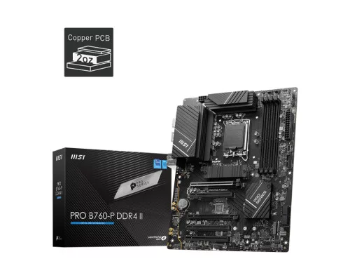 MSI LGA1700 PRO B760-P DDR4 II alaplap