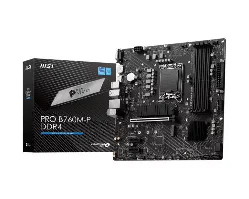 MSI LGA1700 PRO B760M-P DDR4 alaplap