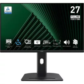   MSI PRO MP275PG 27" IPS FHD 100Hz állítható magasságú monitor, fekete