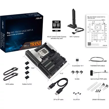 Asus PRO WS TRX50-SAGE WIFI A workstation alaplap CEB