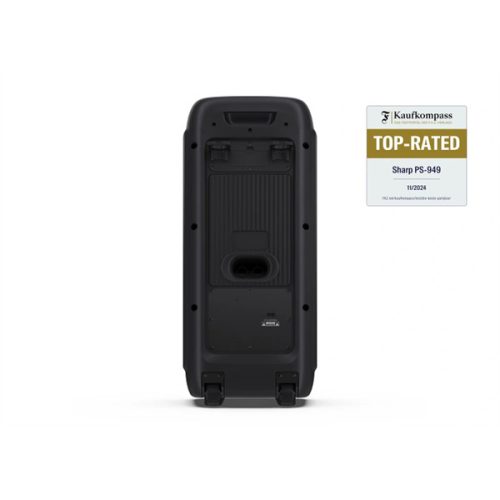 SHARP PS-949 hordozható Party hangszóró, USB/AUX