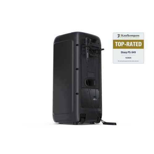 SHARP PS-949 hordozható Party hangszóró, USB/AUX