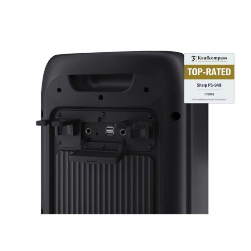 SHARP PS-949 hordozható Party hangszóró, USB/AUX