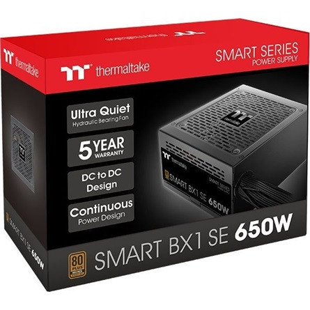 Thermaltake Smart BX1 SE ATX desktop tápegység 650W 80+ Bronze BOX