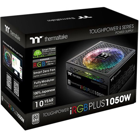 Thermaltake Toughpower iRGB PLUS ATX gamer tápegység 1050W 8