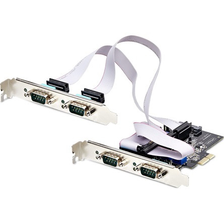 StarTech 4-PORT SERIAL PCIE CARD .