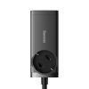 Baseus CHG Baseus GaN3 Pro 65W töltőállomás, 1 db aljzat, 2 db USB, 2 db Type-C, 100W gyorstöltős Type-C kábel