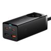 Baseus CHG Baseus GaN3 Pro 65W töltőállomás, 1 db aljzat, 2 db USB, 2 db Type-C, 100W gyorstöltős Type-C kábel