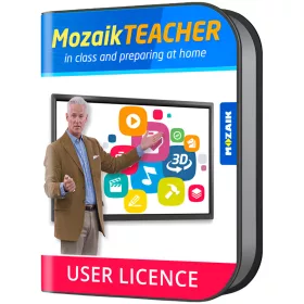  MOZAIK EDUCATION Mozaik TEACHER license for all platform, for one teacher, 1 year