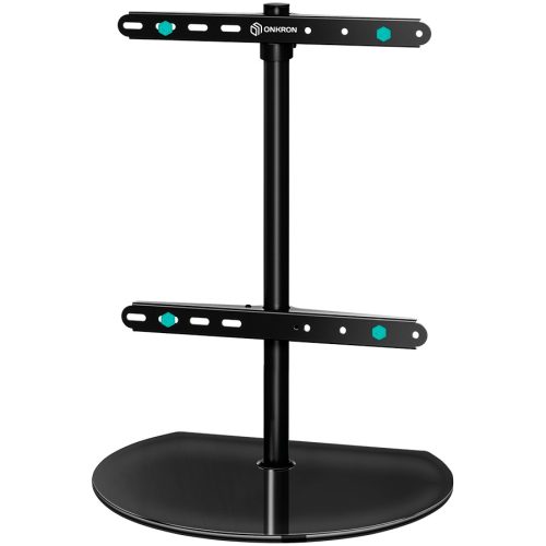 ONKRON Universal Swivel Table Top TV Stand for 32''-65'' TVs up to 35 kg, Black