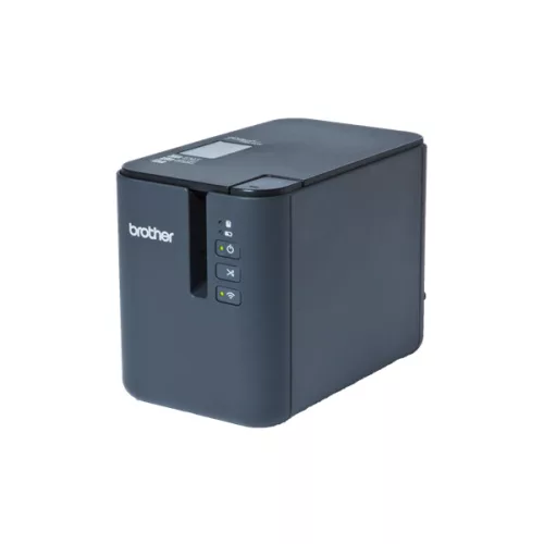BROTHER Címkenyomtató PT-P950NW, asztali, thermál, WiFi/Bluetooth/LAN/USB/Soros, 360dpi, PT Editor Lite, Tze/HGe szalag