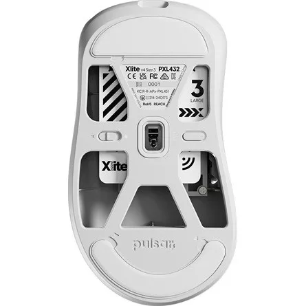 Pulsar Xlite v4 Large optikai vezeték nélküli gaming egér fehér