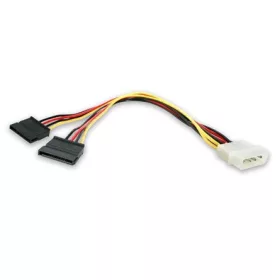   StarTech Molex Power 4pin -> SATA Power 15pin M/F tápkábel 0.3m