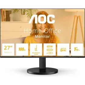   AOC IPS monitor 27" Q27B3CF2 2560x1440, 16:9, 350cd/m2, 4ms, HDMI/2xUSB/USB-C, hangszóró, 100Hz, áll. mag.