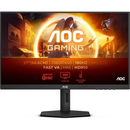 AOC Agon Q27G4XN 27" VA LED gaming monitor fekete 180Hz