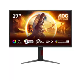   AOC Gaming OLED monitor 27" Q27G4ZD, 2560x1440, 16:9, 250cd/m2, 0,03ms, 280Hz, 2xHDMI/DP/4xUSB-A, áll.mag.,pivot