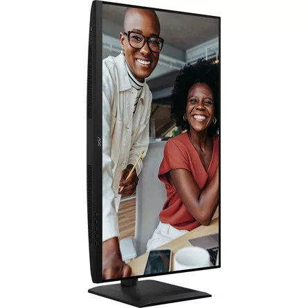 AOC IPS monitor 31,5"Q32E4U, 2560x1440,16:9, 350cd/m2, 4ms, DisplayPort/2xHDMI/4xUSB-A/1xUSB-B, hangszóró,áll.mag.,pivot