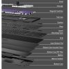 Keychron Q6 HE Bluetooth / vezeték nélküli / USB magyar Gateron double-rail magnetic nebula mechanikus billentyűzet feke