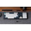 Keychron Q6 Max Bluetooth / vezeték nélküli / USB magyar Gateron Jupiter Red mechanikus billentyűzet fekete-fehér