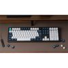 Keychron Q6 Max Bluetooth / vezeték nélküli / USB magyar Gateron Jupiter Red mechanikus billentyűzet fekete-fehér