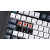 Keychron Q6 Max Bluetooth / vezeték nélküli / USB magyar Gateron Jupiter Red mechanikus billentyűzet fekete-fehér