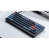 Keychron Q7 Swappable RGB Backlight Knob ISO USB billentyűzet barebone fekete