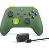 Microsoft Xbox Series X/S Bluetooth / USB-C gamepad játékvezérlő zöld (Remix Special Edition) + Play&Charge kit