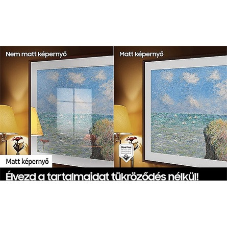 SMG VIS SAMSUNG 55" The Frame QLED 4K LS03D Smart TV Művészeti móddal (2024)