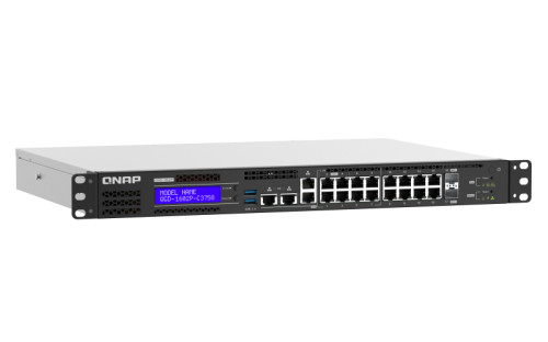 QNAP QuCPE-7010-D2123IT: Intel Xeon D-2123IT, 8 x 1GbE RJ45 ports and 4 x 10GbE SFP+