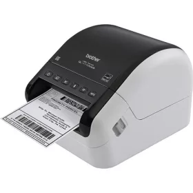   BROTHER Címkenyomtató QL1110NWBC, asztali, thermál,  110mm/mp, USB/BT/LAN/Wifi, 300dpi, kijelző, DK címke