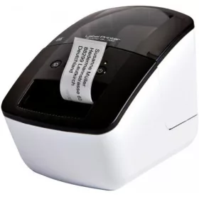   BROTHER Címkenyomtató QL-700, asztali, thermál, 93 címke/perc, 150mm/mp, USB, 300dpi, LED kijelző, DK címke