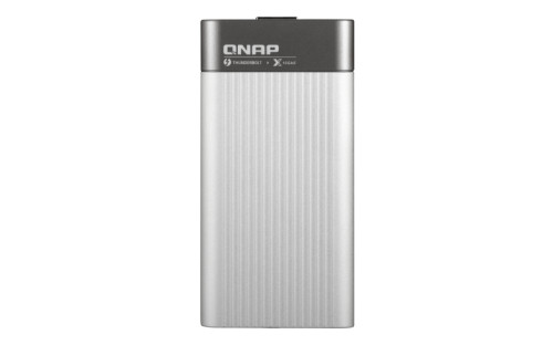 QNAP Single port Thunderbolt3 to single port 10GbE NBASE-T adapter, bus powered