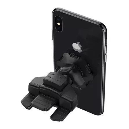 SPIGEN QS24 autós tartó szellőzőre, 360°, FEKETE