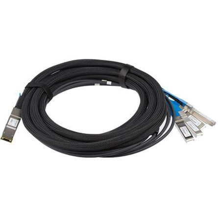 StarTech QSFP+ -> 4db SFP+ M/M adatkábel 5m fekete 40GbE