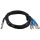 StarTech QSFP+ -> 4db SFP+ M/M adatkábel Direct Attach (DAC) 3m fekete 40Gbps, Passive Breakout